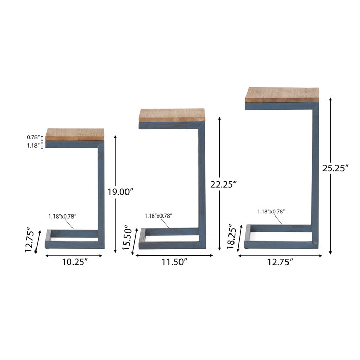 Latitude Run® Leblanc Nesting End Table & Reviews Wayfair